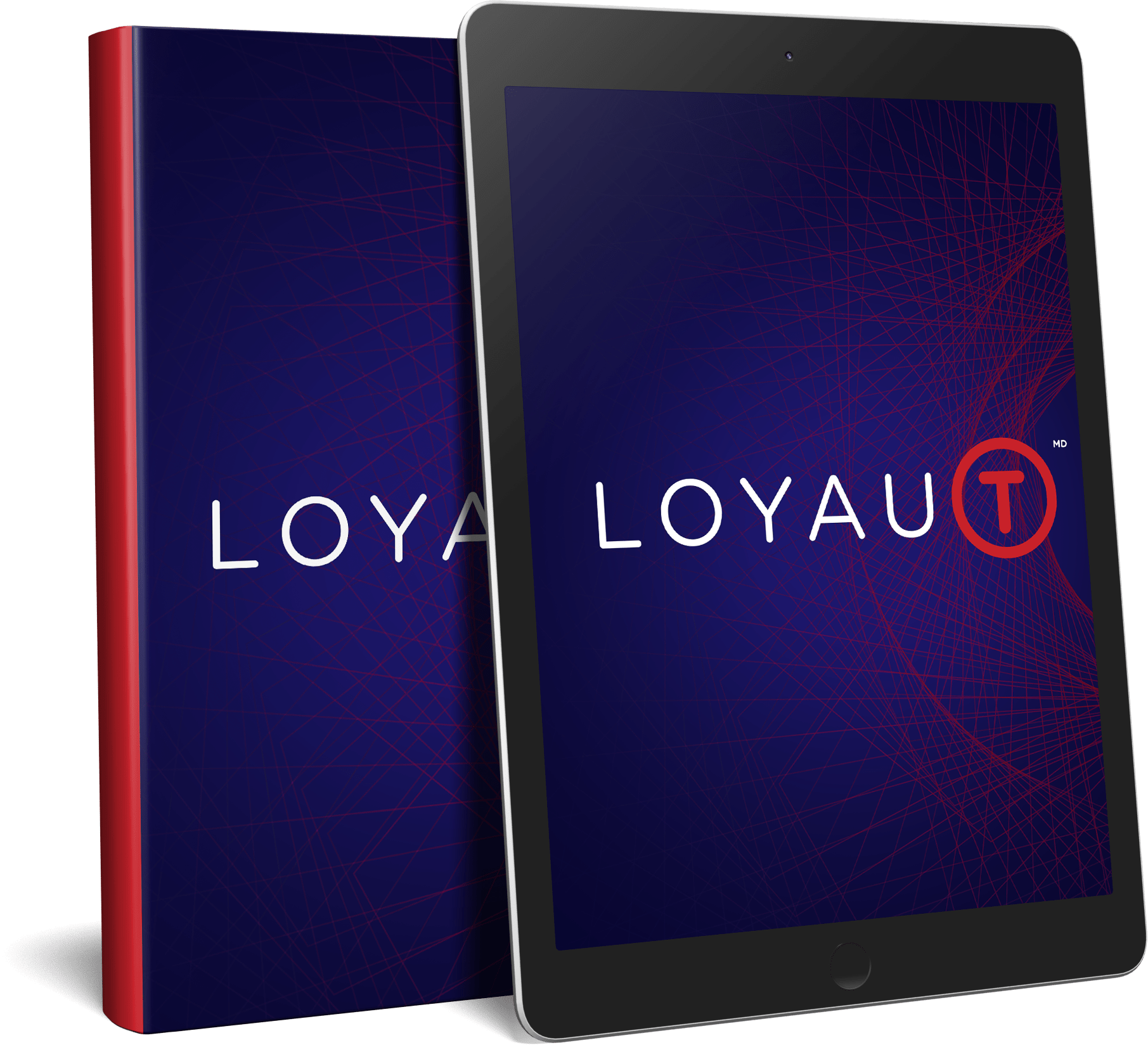 Livre et tablette du PDF de faits saillants de l'étude LoyauT par R3 Marketing et Léger